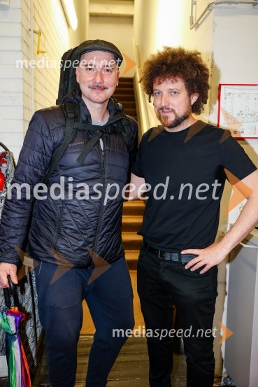  Robi Pikl, glasbenik;  Janez Dovč, glasbenikKresna noč, premiera družinskega muzikala v Cankarjevem domu