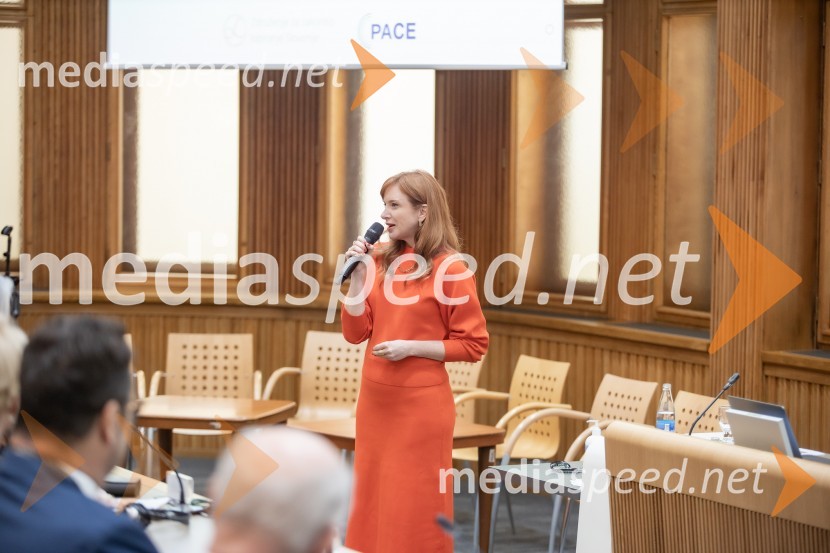  Mojca Mavec, voditeljicaMednarodni PACE dogodek v soorganizaciji Združenja za zakonito lobiranje