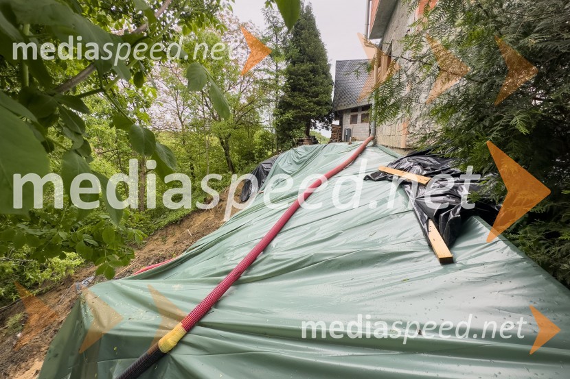 Katastrofalne posledice obilnega deževja v Šentilju