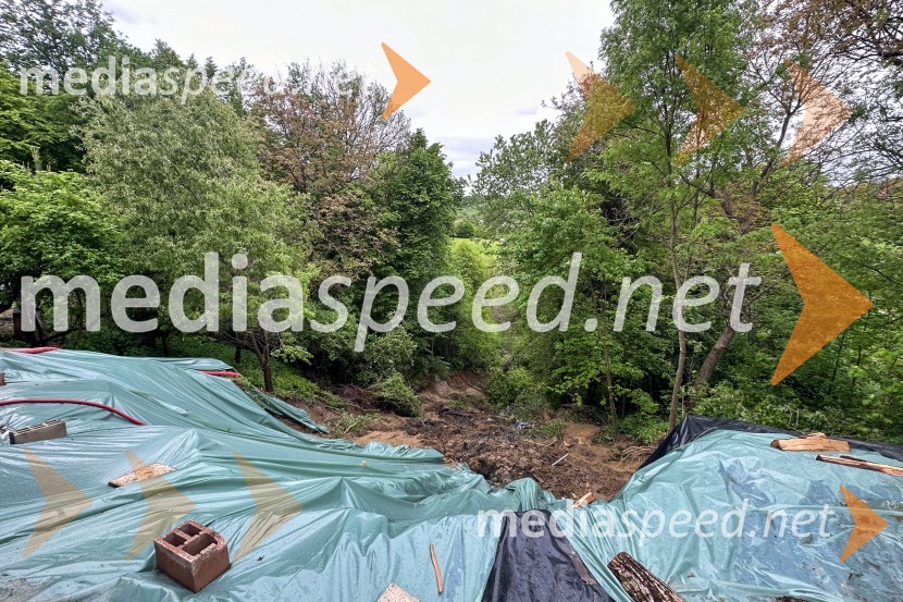 Katastrofalne posledice obilnega deževja v Šentilju