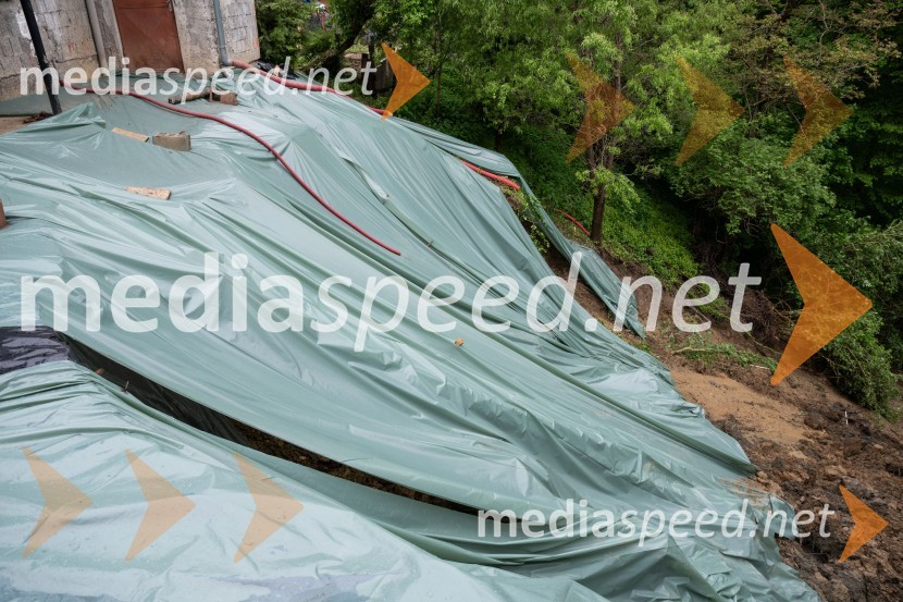 Katastrofalne posledice obilnega deževja v Šentilju