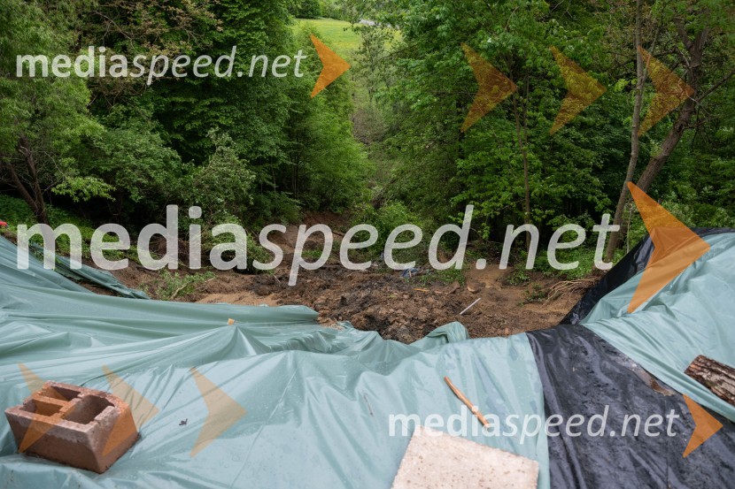 Katastrofalne posledice obilnega deževja v Šentilju