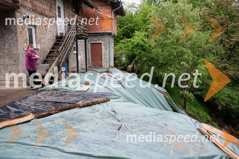 Katastrofalne posledice obilnega deževja v Šentilju