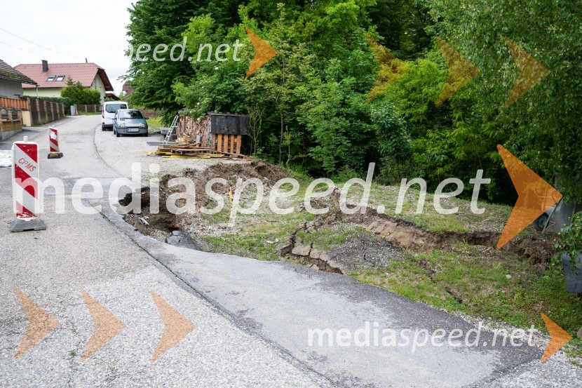 Katastrofalne posledice obilnega deževja v Šentilju