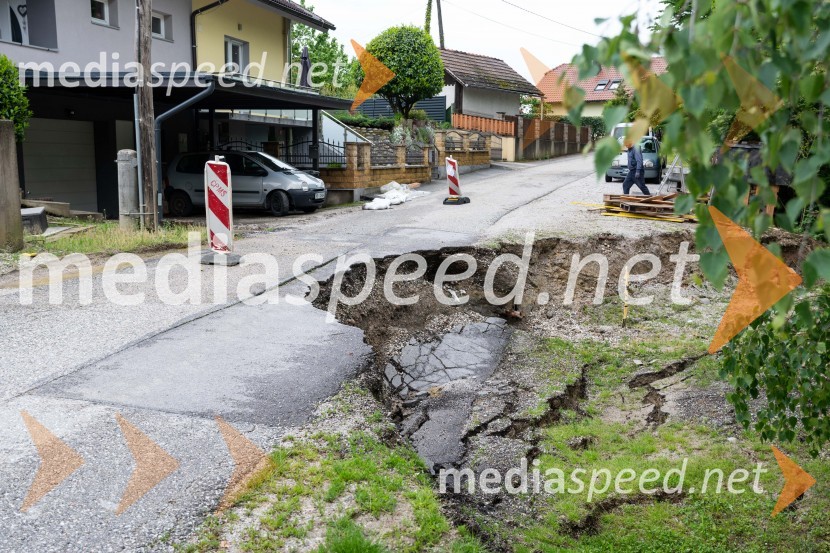 Katastrofalne posledice obilnega deževja v Šentilju