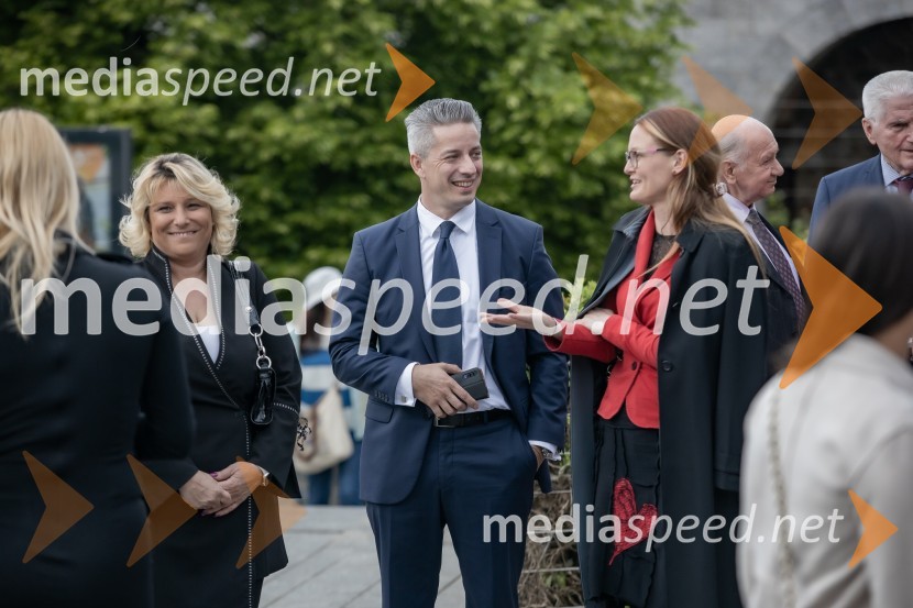 Sprejem na Ljubljanskem gradu pri podžupanu Dejanu Crneku v okviru mednarodnega PACE dogodka