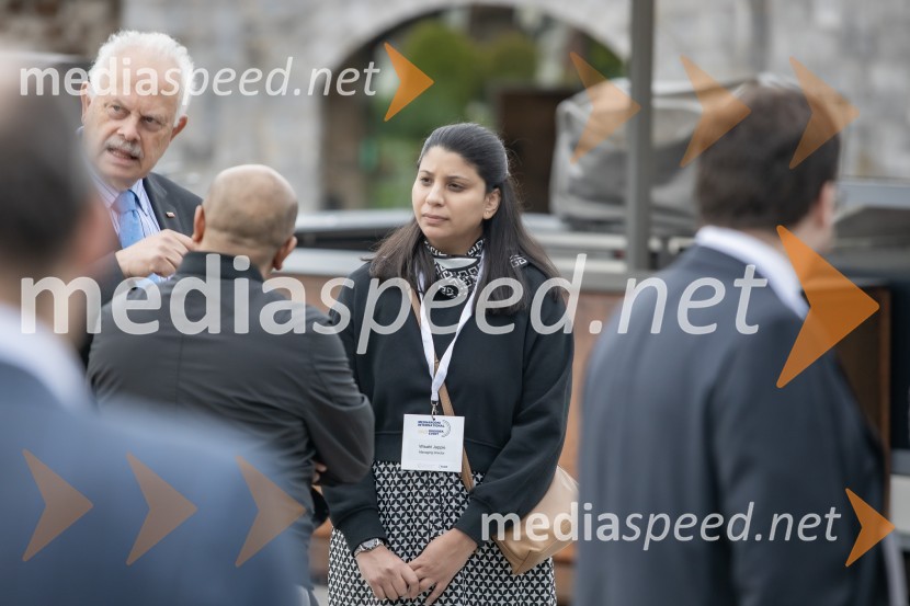 Sprejem na Ljubljanskem gradu pri podžupanu Dejanu Crneku v okviru mednarodnega PACE dogodka