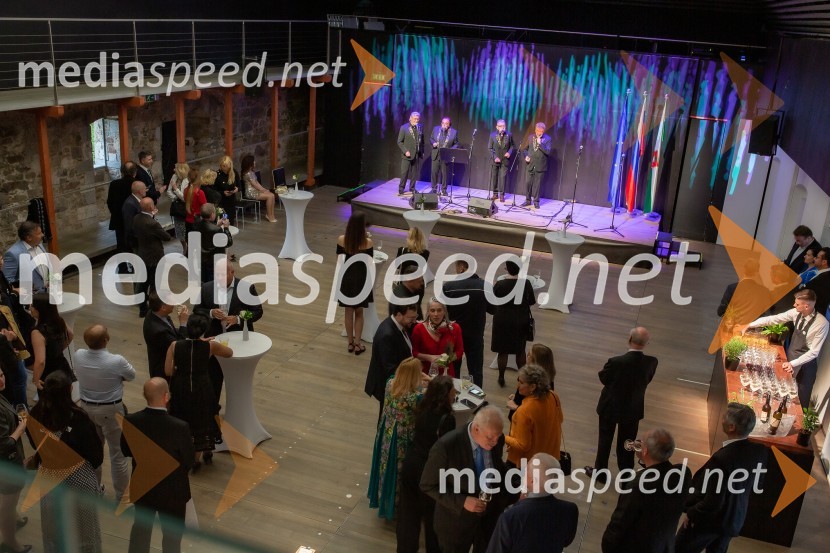 Sprejem na Ljubljanskem gradu pri podžupanu Dejanu Crneku v okviru mednarodnega PACE dogodka