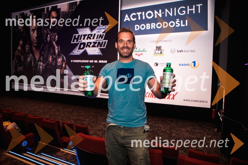  Iztok Gustinčič, radijski voditelj, glasbenikAction night s premiero filma Hitri in drzni X, Cineplexx Ljubljana