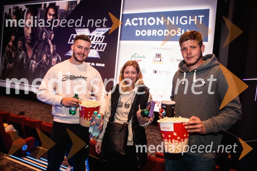 Action night s premiero filma Hitri in drzni X, Cineplexx Ljubljana