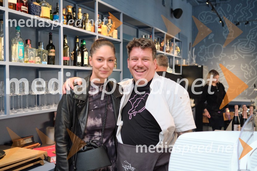  Alma Kochavy, soustanoviteljica, Odprta kuhna;  Jorg Zupan, solastnik, AFTRAFTR, otvoritev nove sodobne restavracije Jorga Zupana in Matjaža Ivanca