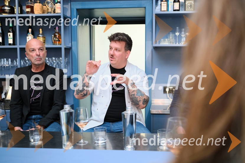  Matjaž Ivanc, podjetnik, solastnik, AFTR;  Jorg Zupan, solastnik, AFTRAFTR, otvoritev nove sodobne restavracije Jorga Zupana in Matjaža Ivanca