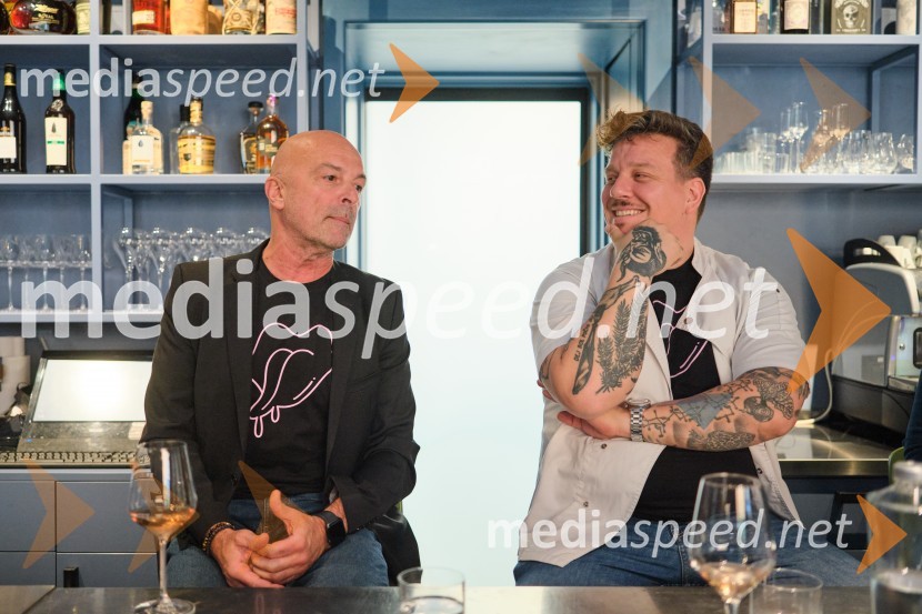  Matjaž Ivanc, podjetnik, solastnik, AFTR;  Jorg Zupan, solastnik, AFTRAFTR, otvoritev nove sodobne restavracije Jorga Zupana in Matjaža Ivanca