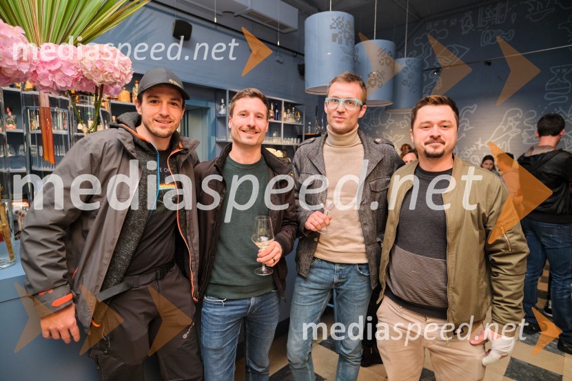  Gašper Škrjanec;  Tilen Albreht Centrih;  Lovro Centrih Albreht, samostojni podjetnik;  David Žefran, kuhar, dobitnik Michelinove zvezdice 2022AFTR, otvoritev nove sodobne restavracije Jorga Zupana in Matjaža Ivanca