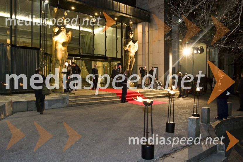 Viktorji 2008, druženje pred dvorano