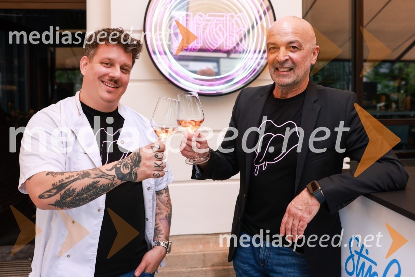  Jorg Zupan, solastnik, AFTR;  Matjaž Ivanc, podjetnik, solastnik, AFTRAFTR, otvoritev nove sodobne restavracije Jorga Zupana in Matjaža Ivanca