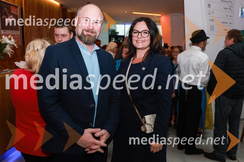 dr. Marko Rakovec, župan, običina Lovrenc na pohorju;  Urška  Repolusk, županja občine RušePrireditev ob občinskem prazniku Občine Selnica ob Dravi