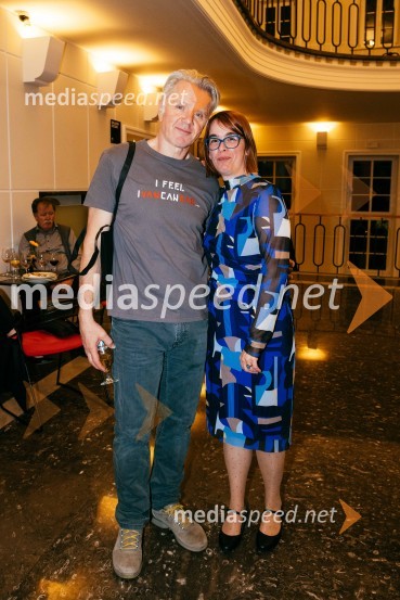  Branko Završan, igralec;  Maja Šorli Jakin , dramaturginjaTega okusa še niste poskusili, premiera v SLG Celje