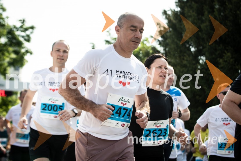  Dejan Toplak;  Petra Pintarič Rudaš41. Maraton treh src