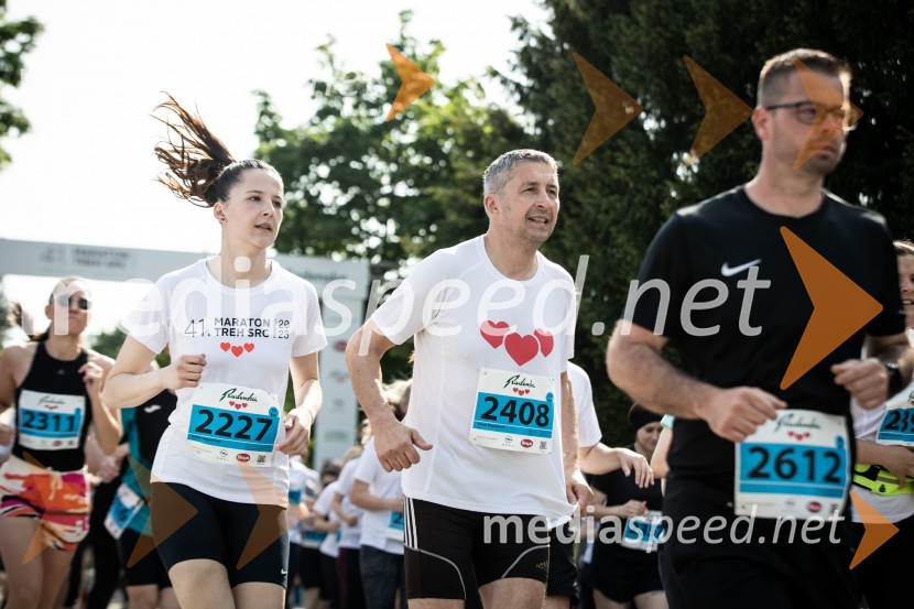  Blazka Blagotinsek;  Tomaž  Blagotinšek, direktor veleprodaje, Mercator d.d.41. Maraton treh src