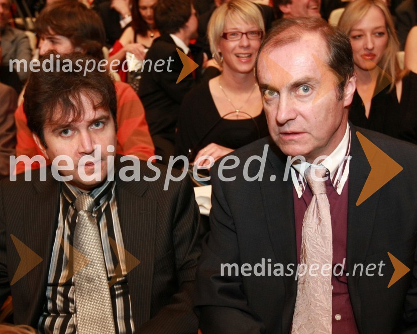 Goran Kladarin, in Samo Žargi, direktor dogodkov Delo Revije, d. d.
Viktorji 2008, dogajanje na odru in v dvorani