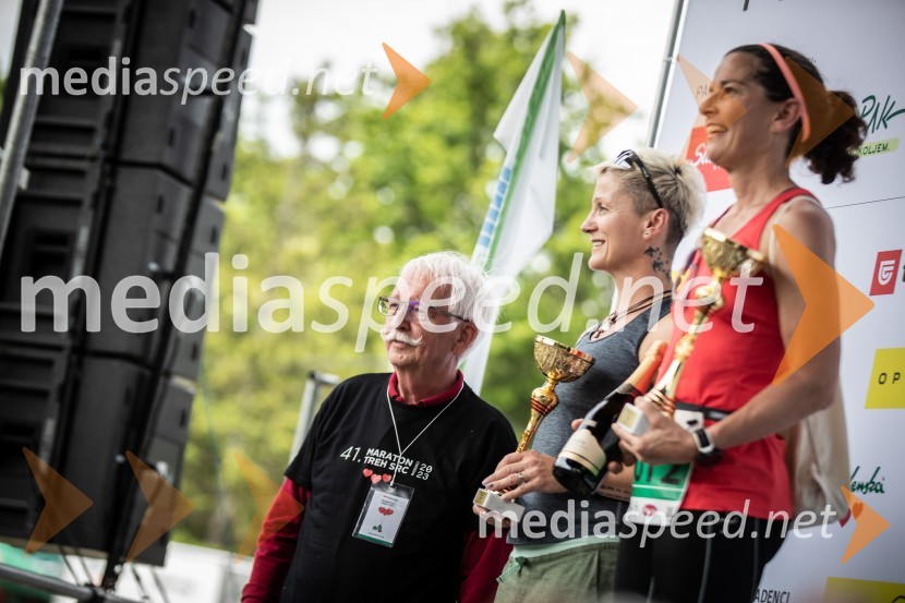  ... ;  Mojca Šraj, 2. mesto, nordijska hoja ženske F, 41. Maraton treh src;  Tina Marie Rowe, 1. mesto, nordijska hoja ženske F, 41. Maraton treh src41. Maraton treh src