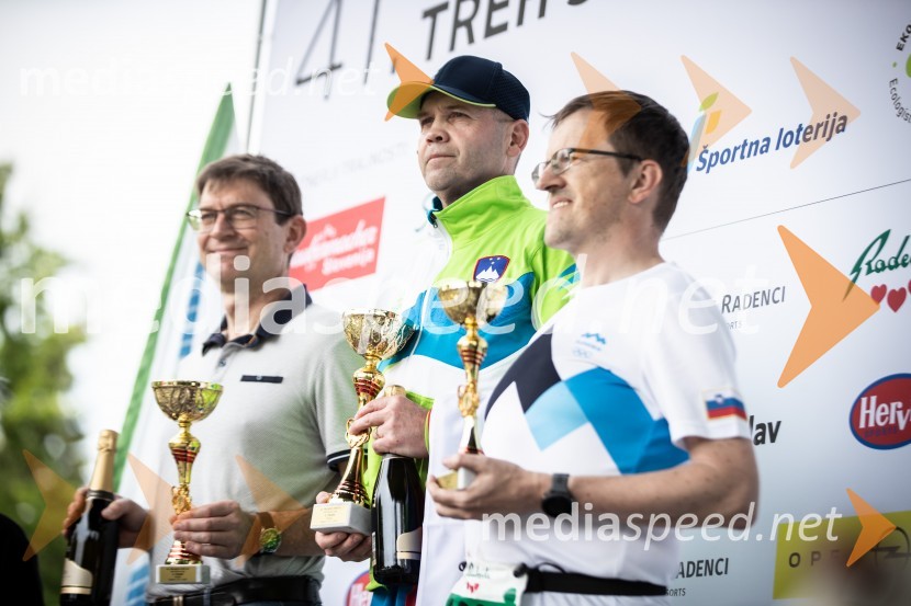  Anton Mayerhofer, 2. mesto, Nordijska hoja - moški F, 41. Maraton treh src;  Karl Petelinšek, 1. mesto, Nordijska hoja - moški F, 41. Maraton treh src;  Denis Hojnik, 3. mesto, Nordijska hoja - moški F, 41. Maraton treh src41. Maraton treh src