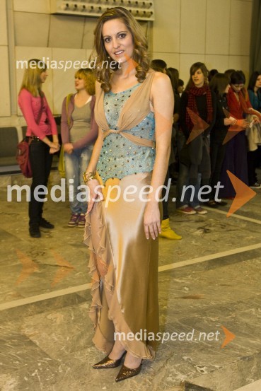 Mihaela Margan - Miša, sanjska ženska POP TV-jaViktorji 2008, druženje pred dvorano