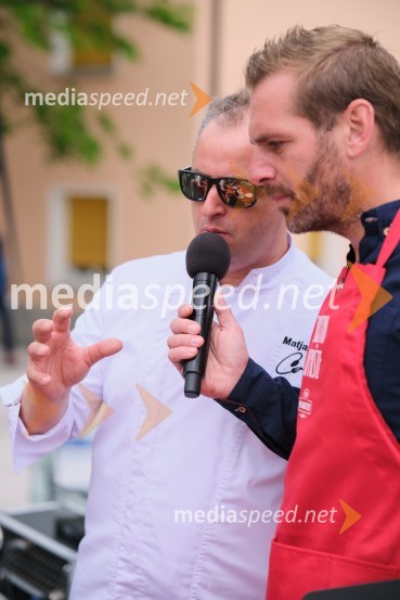  Matjaž Cotič, chef, Koča na Kokoši;  Iztok Gustinčič, radijski voditelj, glasbenikPašta Fešta - največji festival testenin