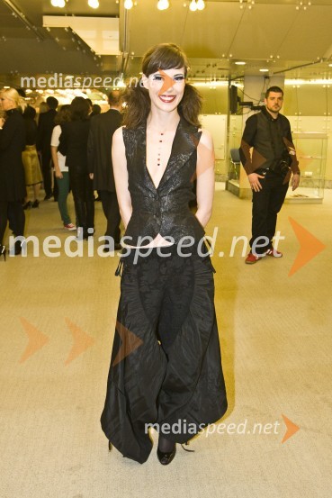 Ula Furlan, igralkaViktorji 2008, druženje pred dvorano