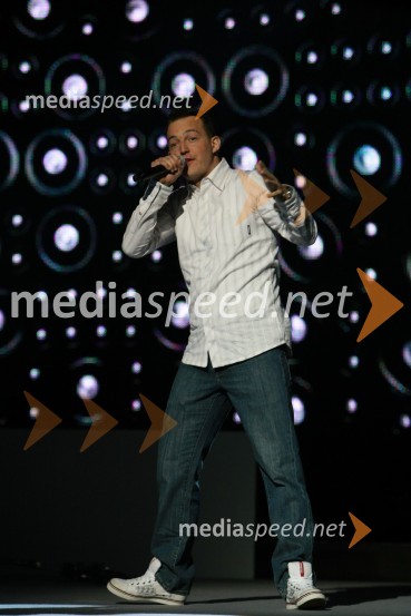 Zlatko, raperViktorji 2008, dogajanje na odru in v dvorani