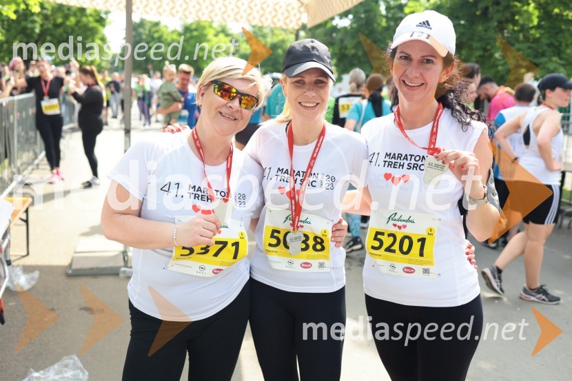  Maja Stanko;  ... ;  Ines Emeršič41. Maraton treh src
