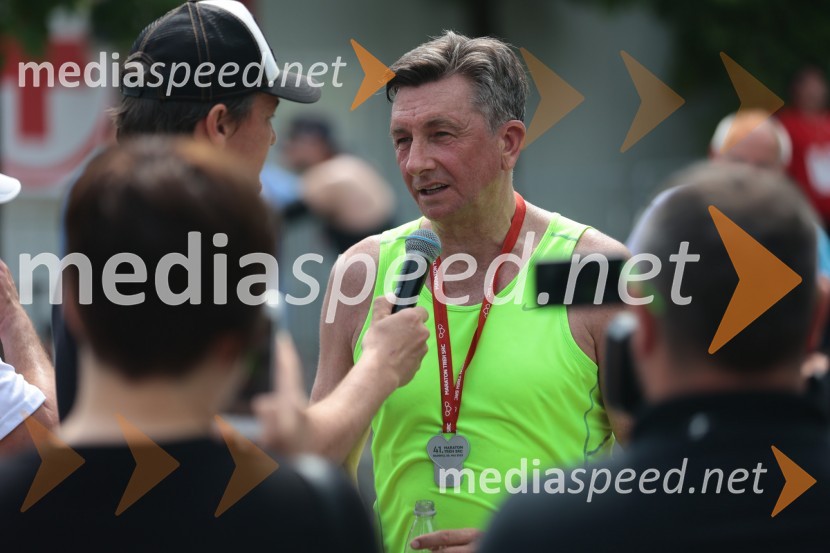  Borut Pahor, nekdanji predsednik Republike Slovenije41. Maraton treh src