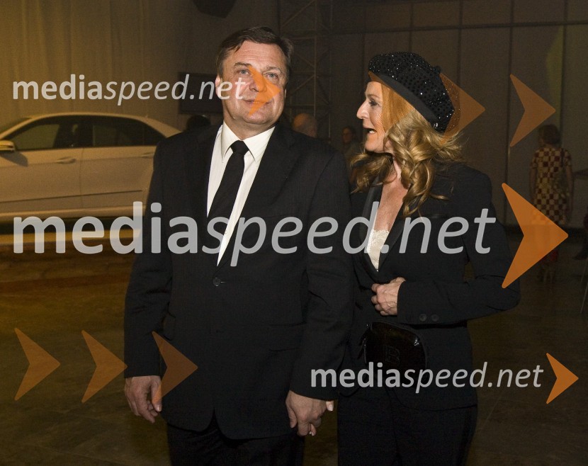 Zoran Jankovič, župan Ljubljane in njegova žena Mija JankovičViktorji 2008, zaključna zabava na Gospodarskem razstavišču