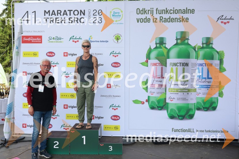  ... ;  Mojca Šraj, 2. mesto, nordijska hoja ženske F, 41. Maraton treh src41. Maraton treh src