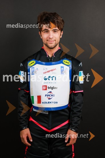  Matteo Boncinelli, speedwayist, ItalijaSpeedway, kvalifikacije SP U21, Grmek do 6. mesta