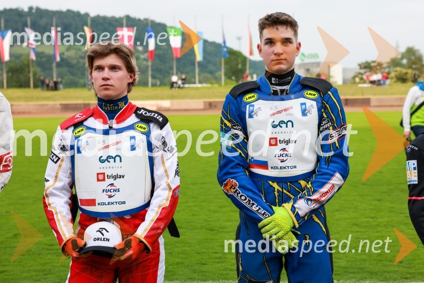  Mateusz Cierniak, speedwayist, Poljska;  Anže Grmek, speedwayist, SlovenijaSpeedway, kvalifikacije SP U21, Grmek do 6. mesta