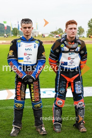  Mykhailo Tymoshchuk, speedwayist, Ukrajina;  Maurice Brown, speedwyaist, AvstralijaSpeedway, kvalifikacije SP U21, Grmek do 6. mesta