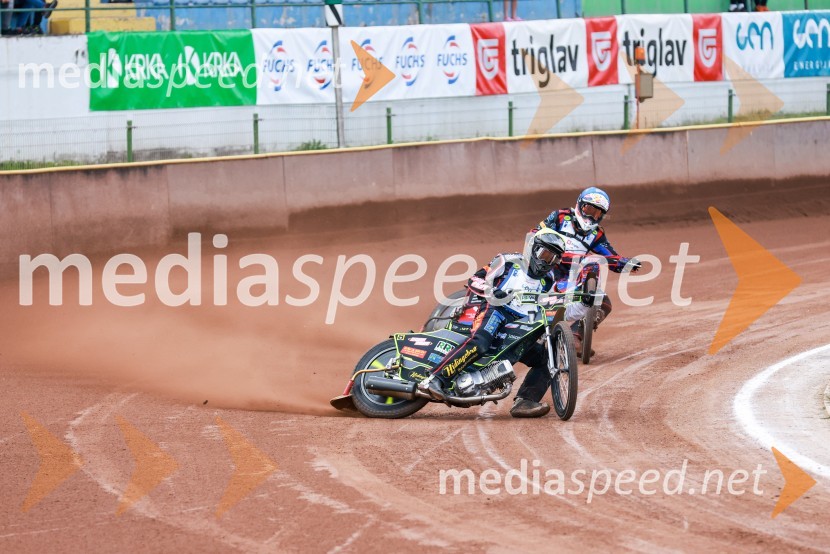  Gustav Grahn, speedwayist, Švedska;  Jacob Hook, speedwayist, AustralijaSpeedway, kvalifikacije SP U21, Grmek do 6. mesta