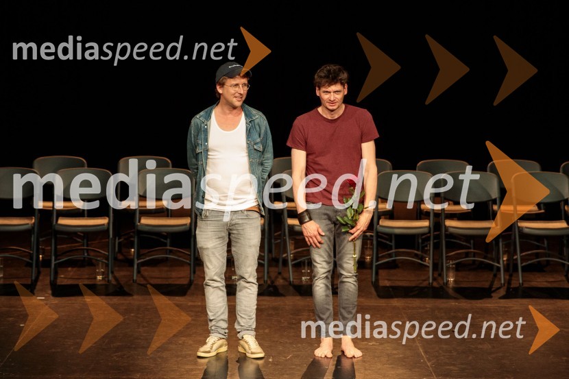  Boris Nikitin, režiser;  Primož Bezjak, igralec, plesalecPoslednji kanček fikcije, premiera v SMG Ljubljana