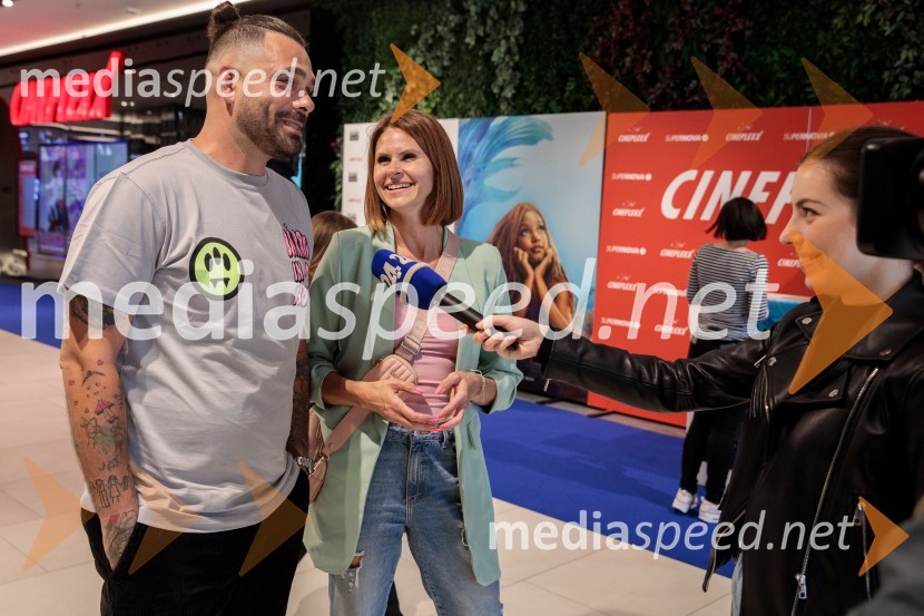  Jani Jugovic, Cool Fotr;  Teja  Jugovic, spletna vplivnica, Cool mamacitaMala morska deklica, premiera filma v Cineplexx Ljubljana