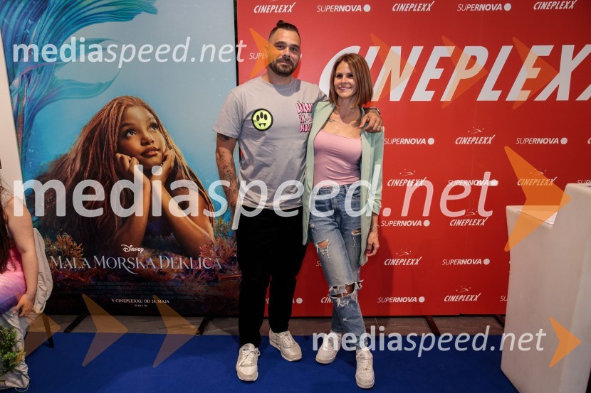  Jani Jugovic, Cool Fotr;  Teja  Jugovic, spletna vplivnica, Cool mamacitaMala morska deklica, premiera filma v Cineplexx Ljubljana
