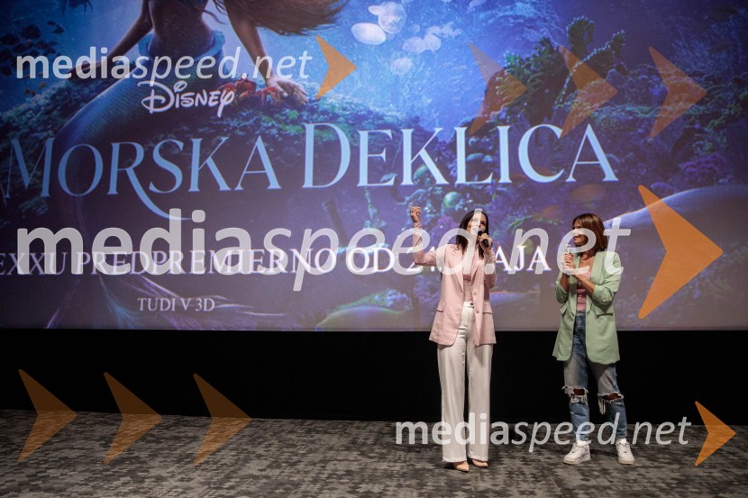  Lea Sirk, pevka;  Teja  Jugovic, spletna vplivnica, Cool mamacitaMala morska deklica, premiera filma v Cineplexx Ljubljana