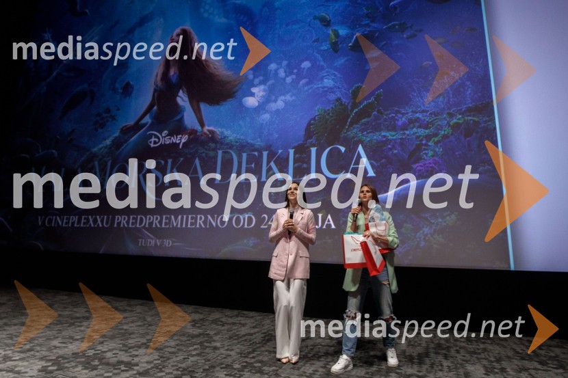  Lea Sirk, pevka;  Teja  Jugovic, spletna vplivnica, Cool mamacitaMala morska deklica, premiera filma v Cineplexx Ljubljana
