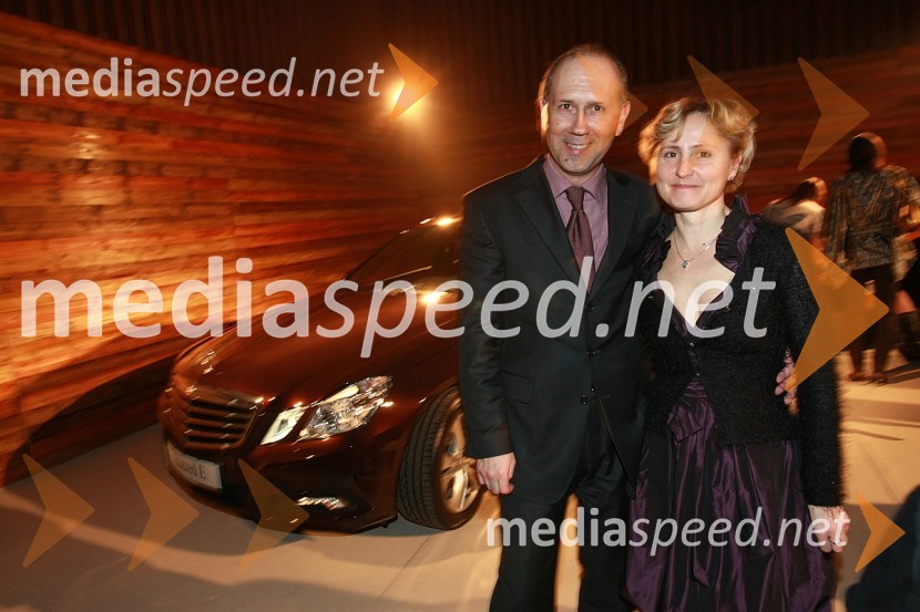 Bojan Petan, predsednik uprave DZS d.d. s soprogo AdoViktorji 2008, zaključna zabava na Gospodarskem razstavišču