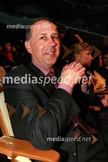 Bojan Petan, predsednik uprave DZS d.d.Viktorji 2008, dogajanje na odru in v dvorani