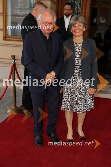 dr. Aleš Žemva, kardiolog;  Nada ŽemvaEvgenij Onjegin, premiera opere na odru SNG Opera in balet Ljubljana