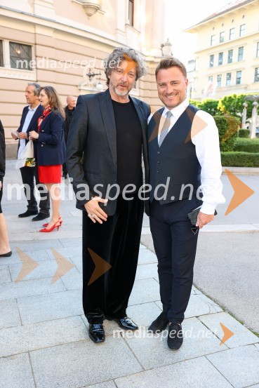  Renato Zanella, umetniški direktor ljubljanskega baleta;  Matjaž Robavs, operni pevecEvgenij Onjegin, premiera opere na odru SNG Opera in balet Ljubljana