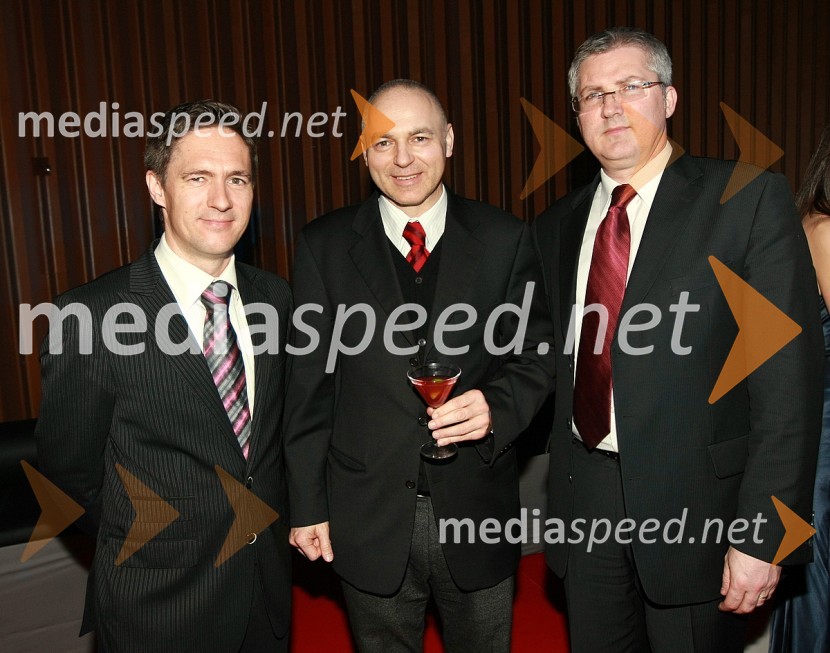 Roman Rep, namestnik direktorja podjetja Delo revije, mag. Andrej Lovšin, predsednik uprave Intereuropa d.d. in Anton Štihec, župan občine Murska SobotaViktorji 2008, zaključna zabava na Gospodarskem razstavišču