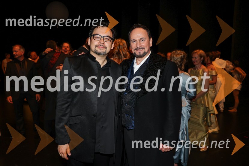  Alan Buribajev, dirigent;  Dejan Maksimilijan Vrbančič, operni pevecEvgenij Onjegin, premiera opere na odru SNG Opera in balet Ljubljana